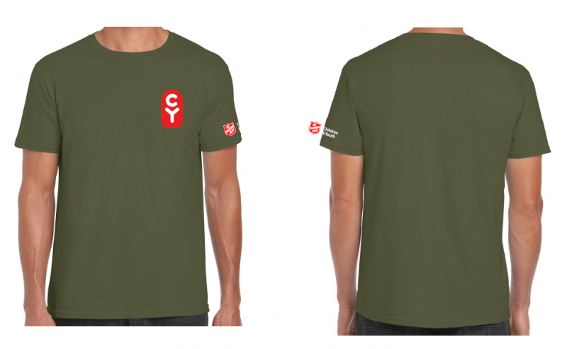 CY Clothing - Unisex Military Green T-shirt